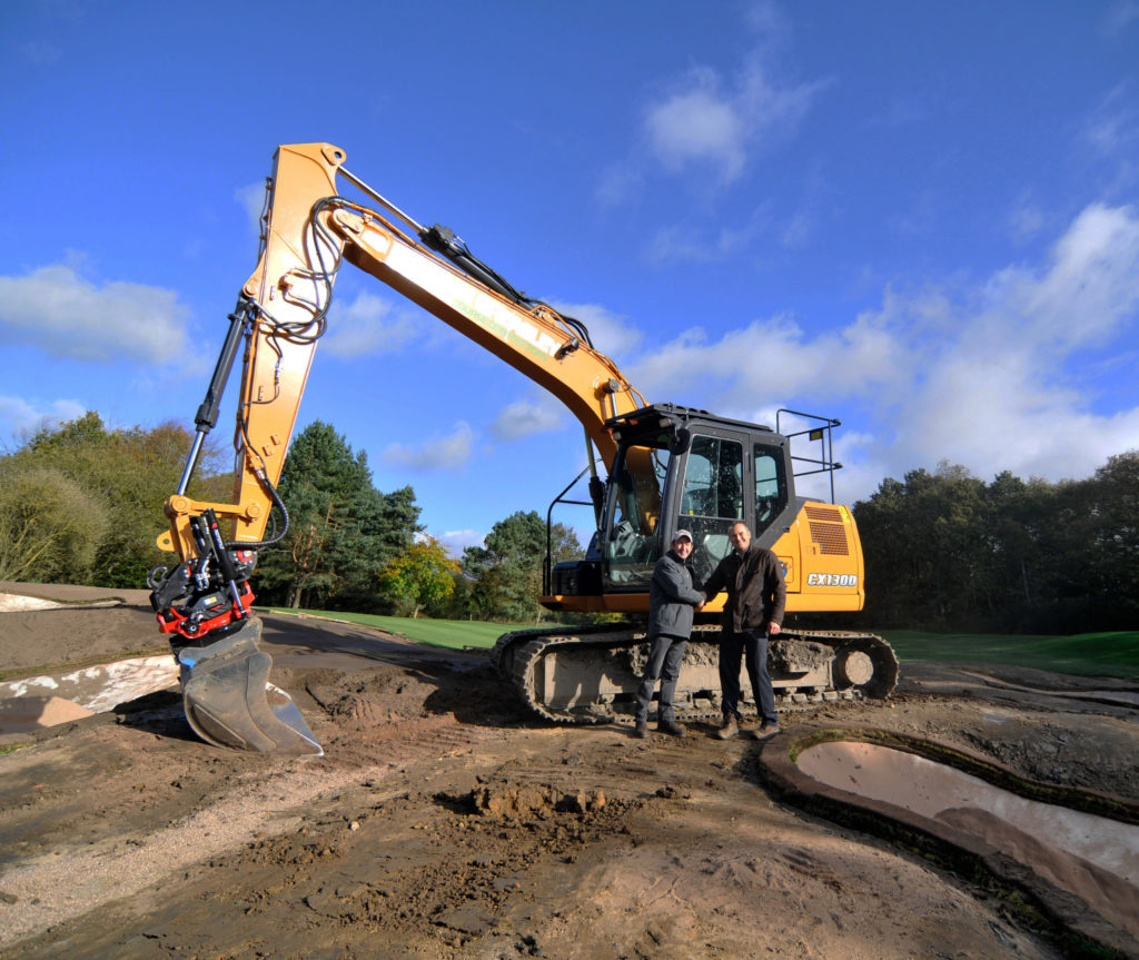 Second Case excavator gets into the swing of things
