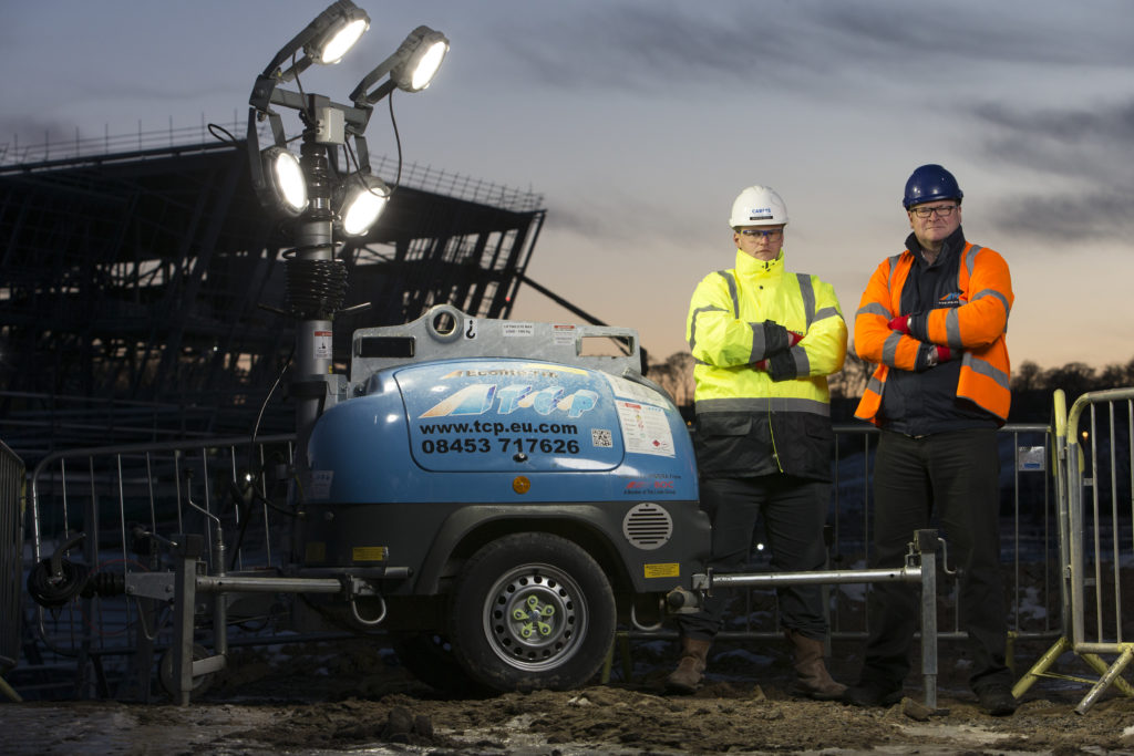 Eco-friendly product lights up landmark Aberdeen project