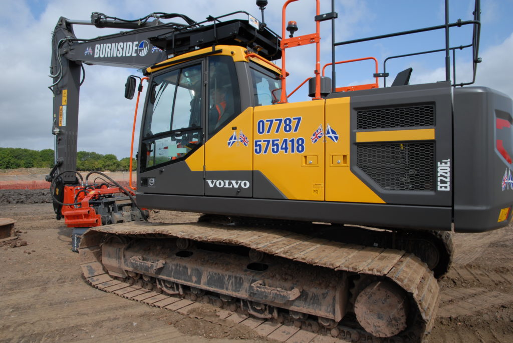 Volvo excavator becomes the “optimum tool” in Burnside’s arsenal