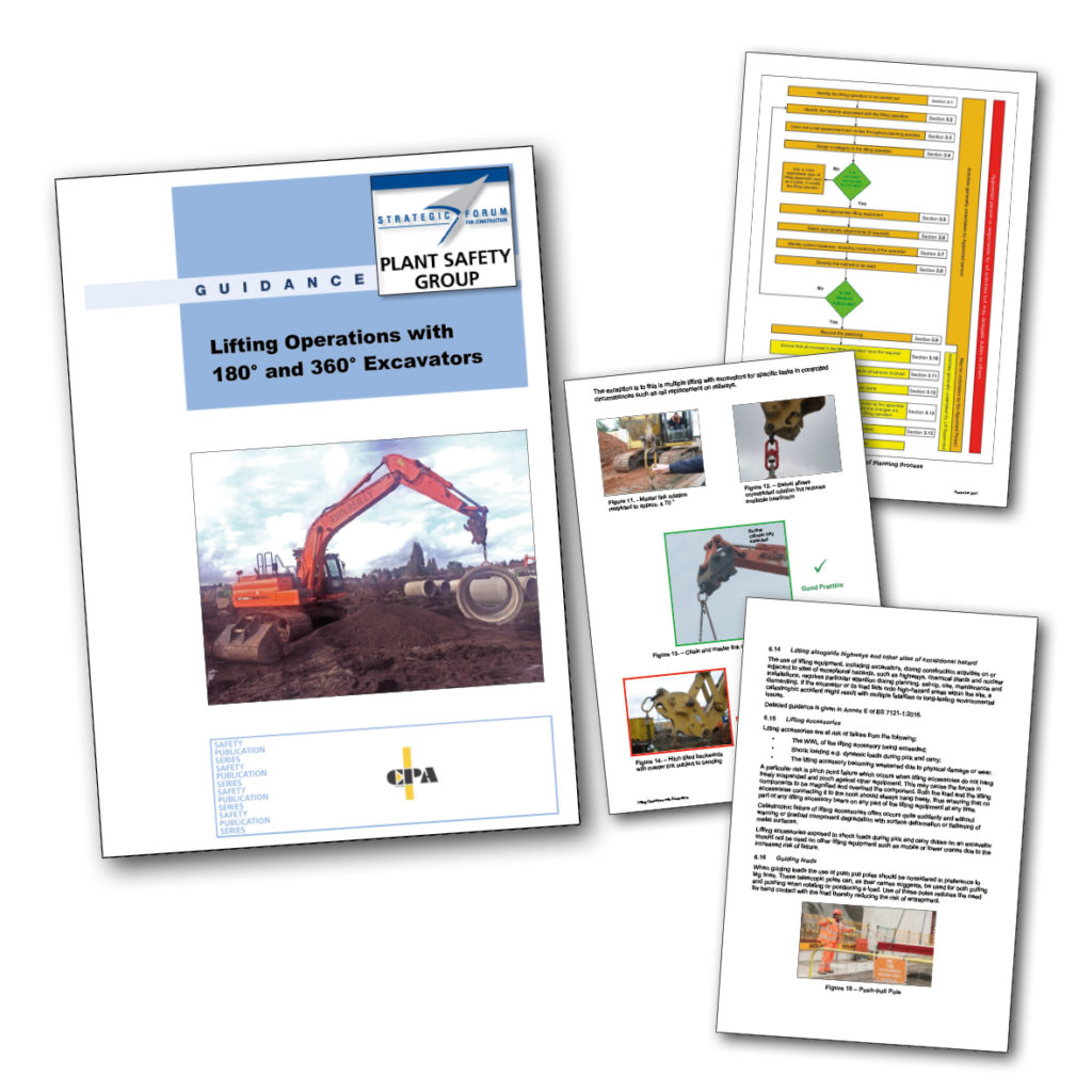 New guidance issued on lifting operations with excavators