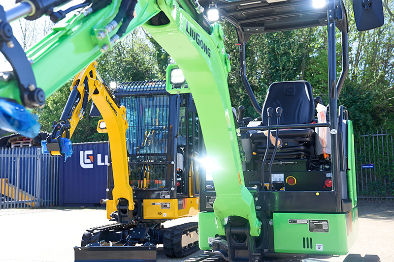 LiuGong machines that will be on display at ScotPlant