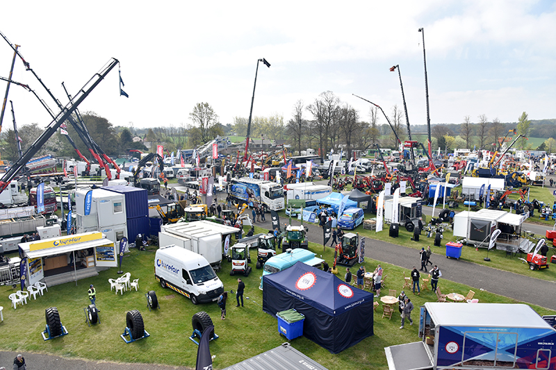 SPOA stand aerial view at ScotPlant