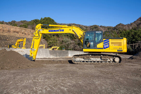 Komatsu excavator
