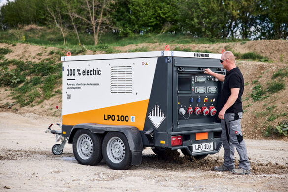 Liebherr's LPO 100 portable battery solution