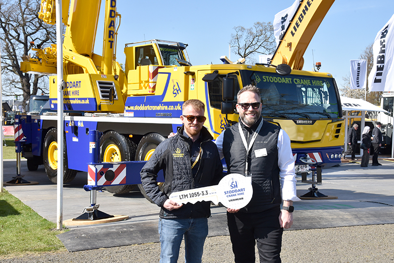 Stoddart and Liebherr celebrate landmark crane handover at ScotPlant 2026