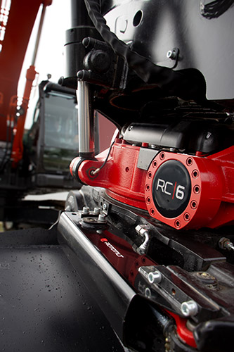 Tiltrotator close up