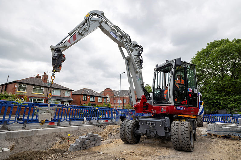 Takeuchi TB370W wheeled excavator