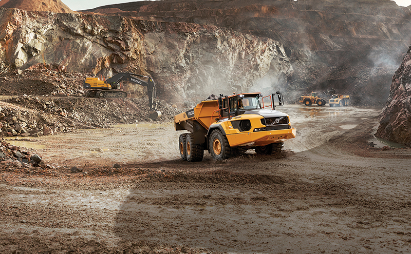 Volvo CE sees sales rise by over a third due to “increased market demand”